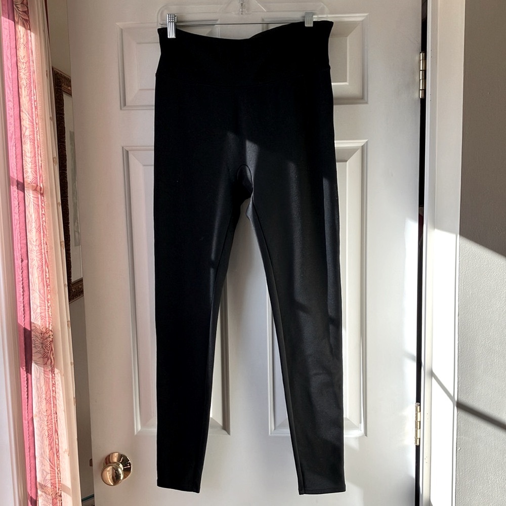 Spanx Assets Red Hot Label Leggings Black Size XL